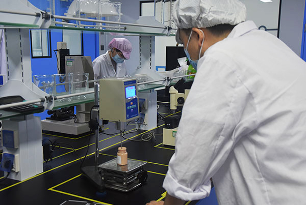 Semi finished products testing