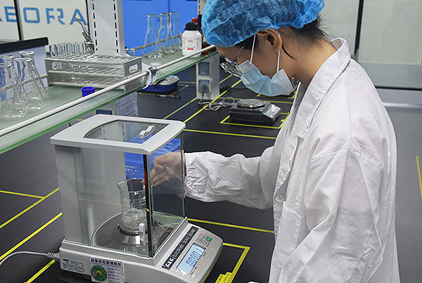 Raw material weighing